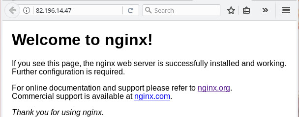 Переписываем конфиг nginx